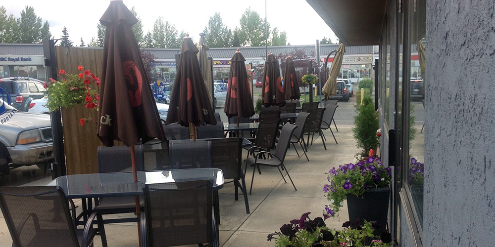 Warm weather is patio weather at our Manning location