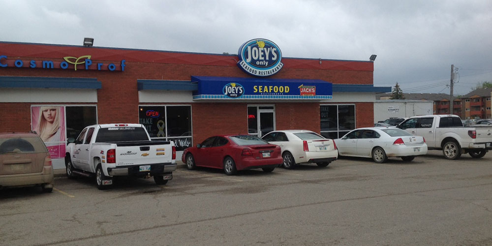 The exterior of Joey's in Brandon
