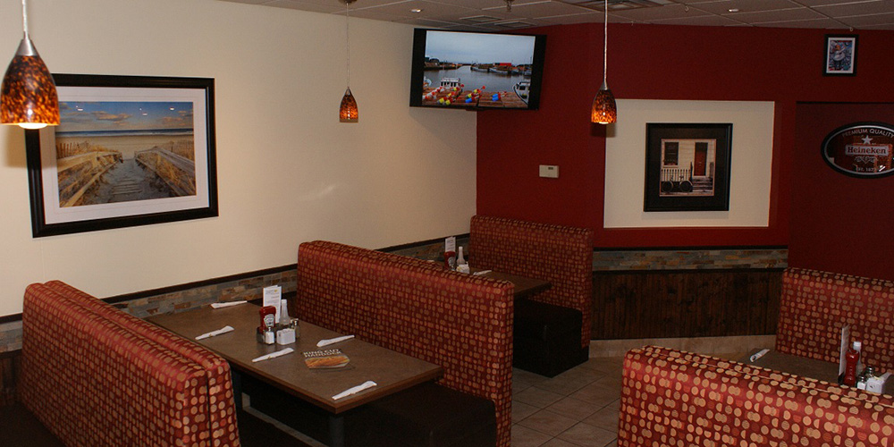 Dine in comfort at this Joey's location