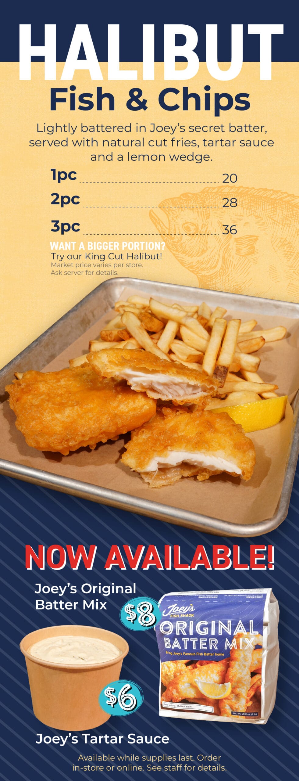 Halibut Fish & Chips Feature