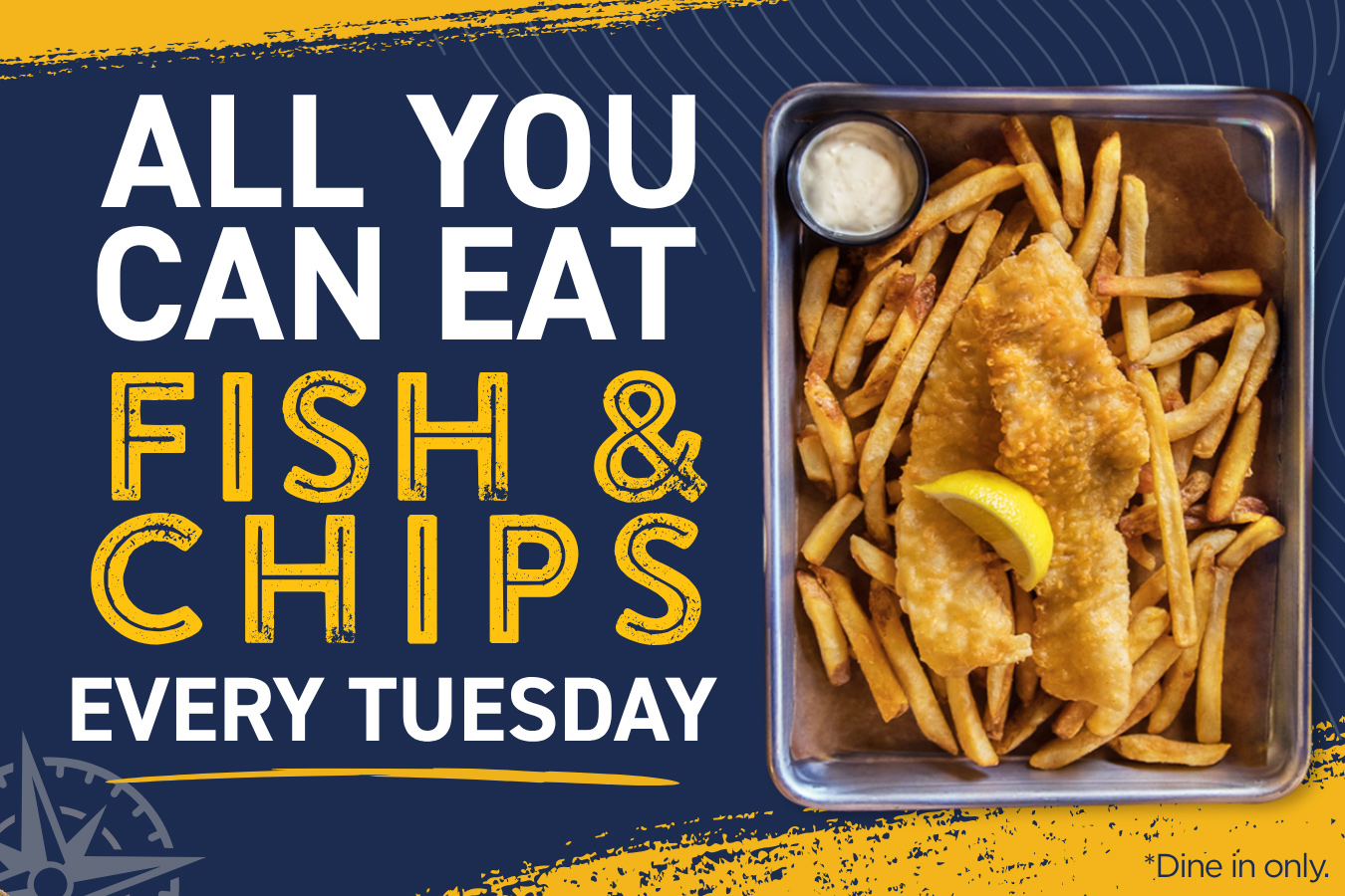 Joeys Fish Shack All you can eat Fish and Chips